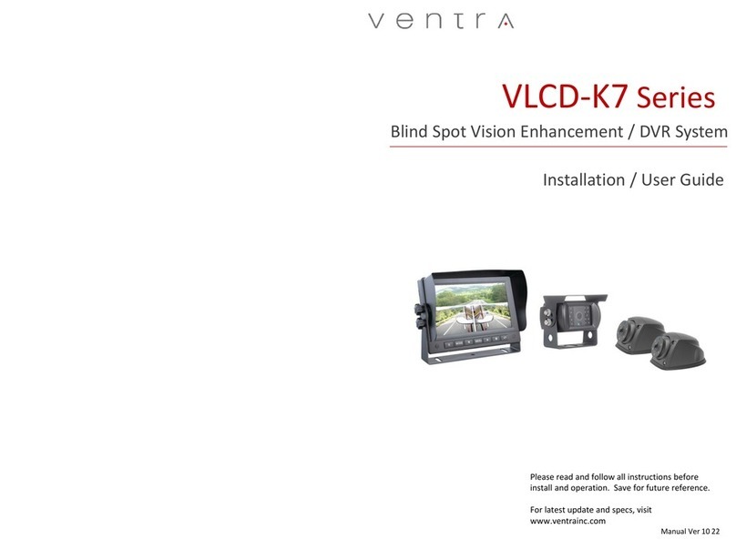 VENTRA VLCD-K7 Series Installation & user guide