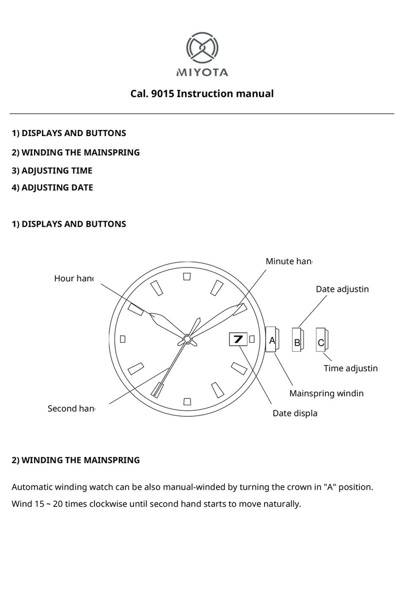 Citizen 9015 instruction manual