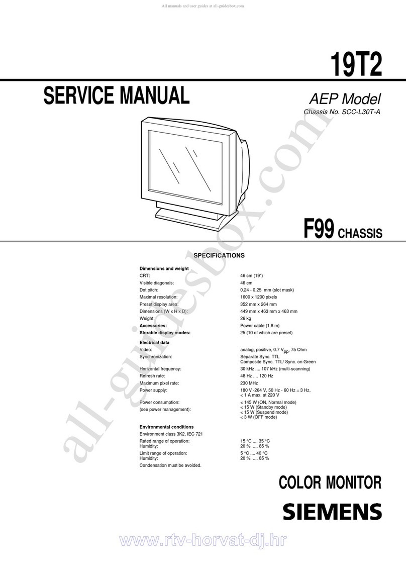 Siemens 19T2 User manual
