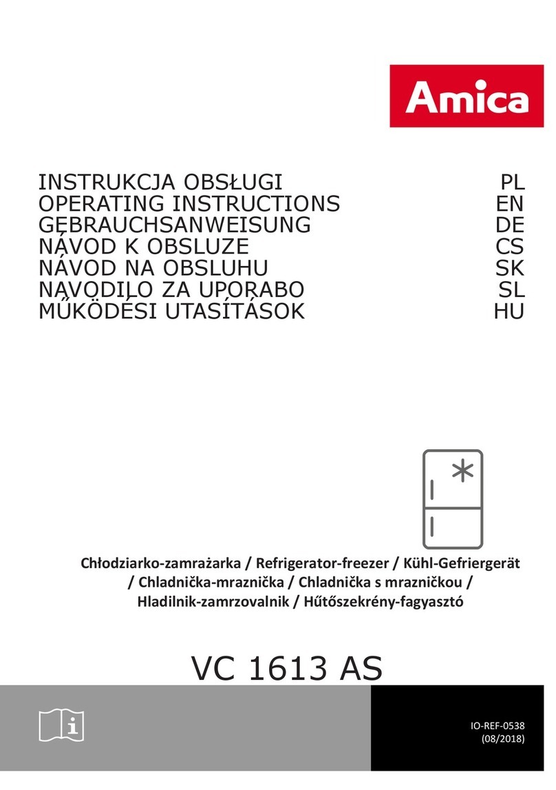 Amica VC 1613 AS User manual