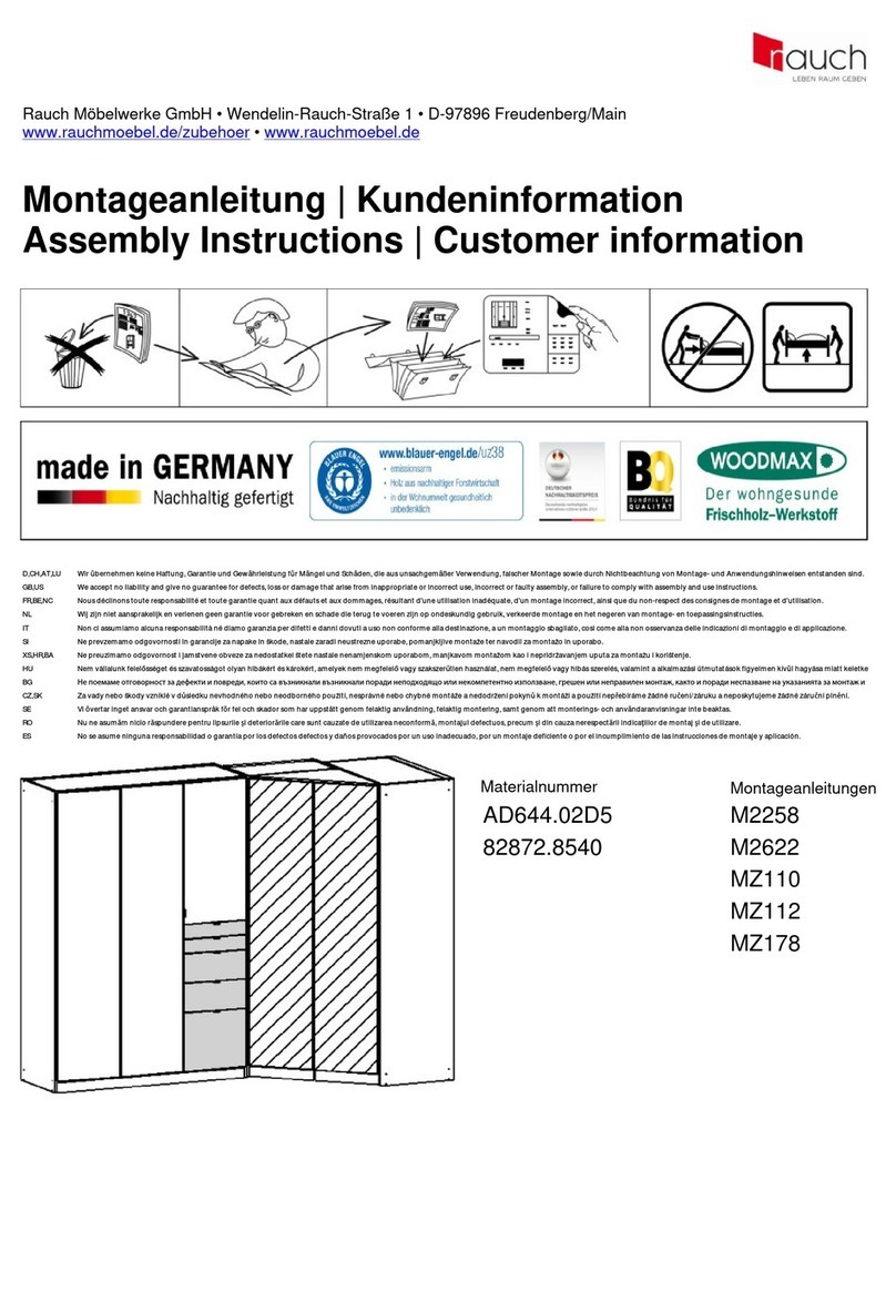 Rauch AD644.02D5 Assembly instructions