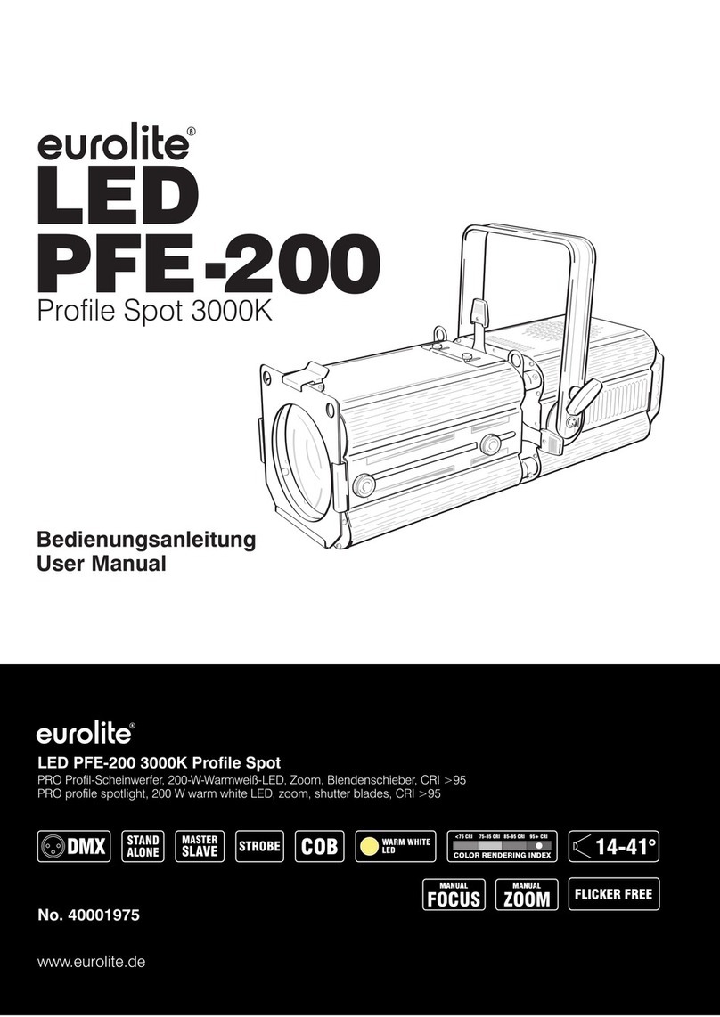 EuroLite LED PFE-200 User manual