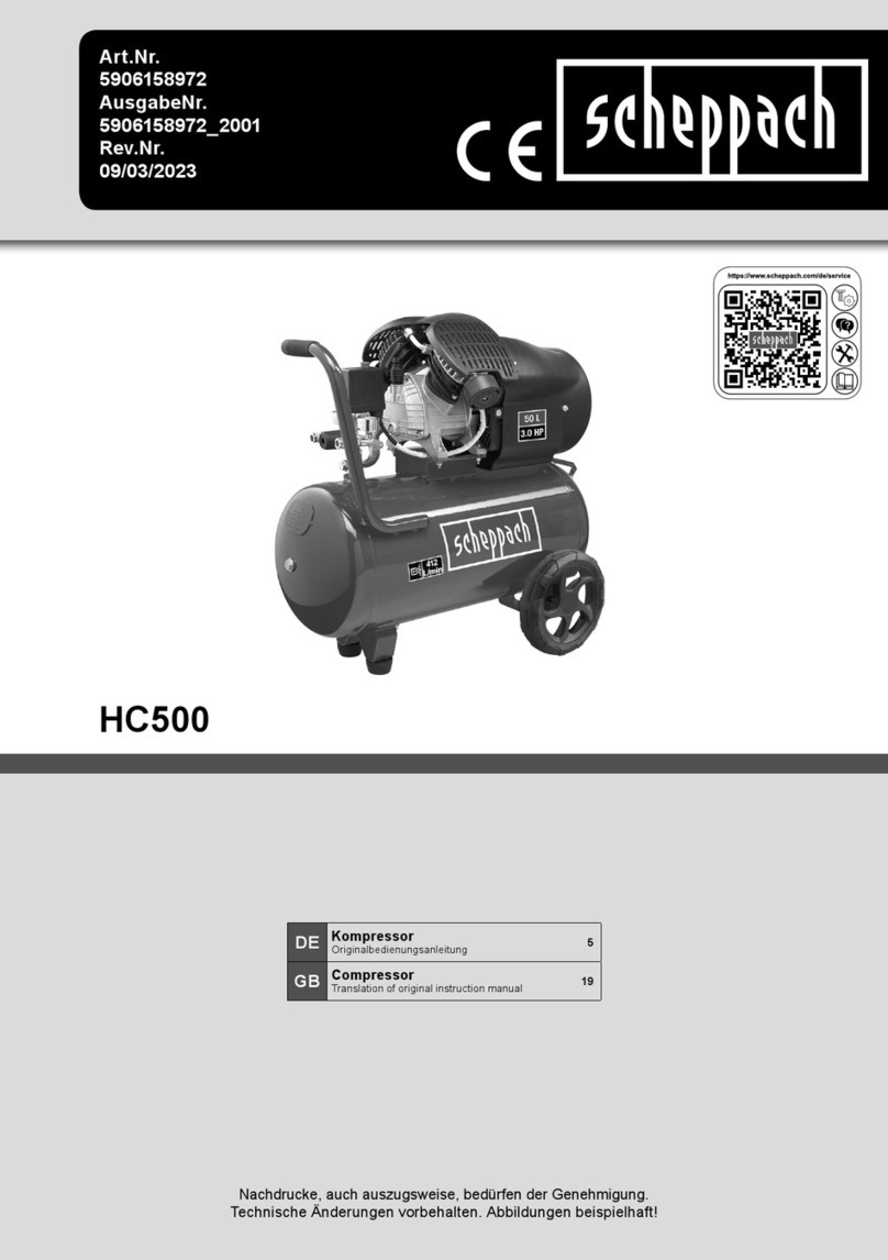Scheppach HC500 Instructions for use
