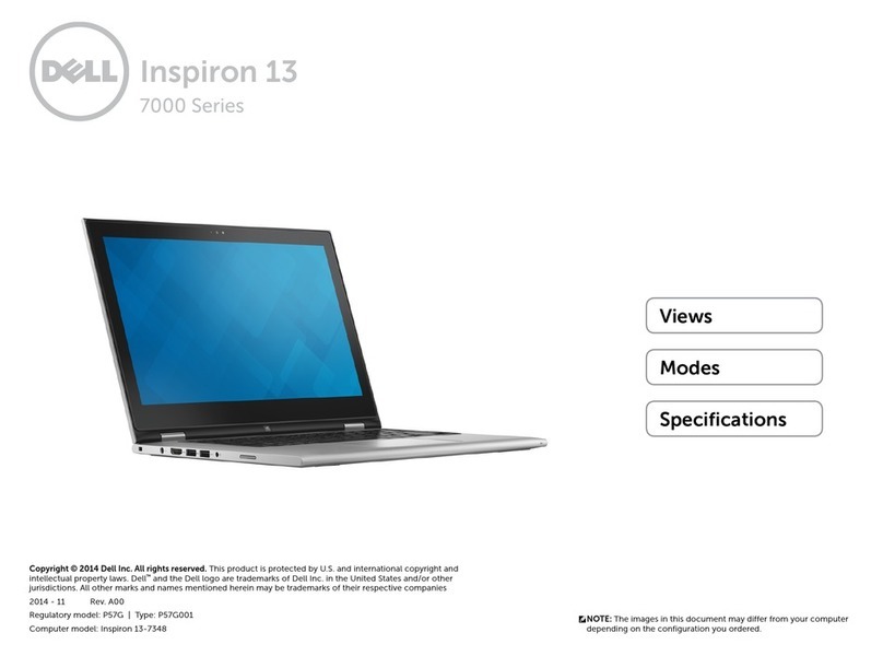 Dell P57G User manual
