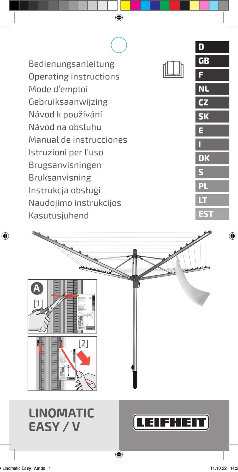 Leifheit LINOMATIC EASY operating instructions