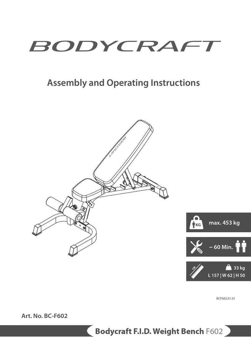 Body Craft BC-F602 Assembly and operating instructions