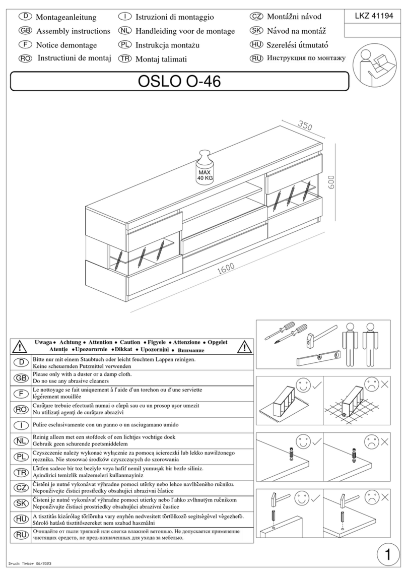 Woltra OSLO O-46 User manual Woltra OSLO O-46 User manual