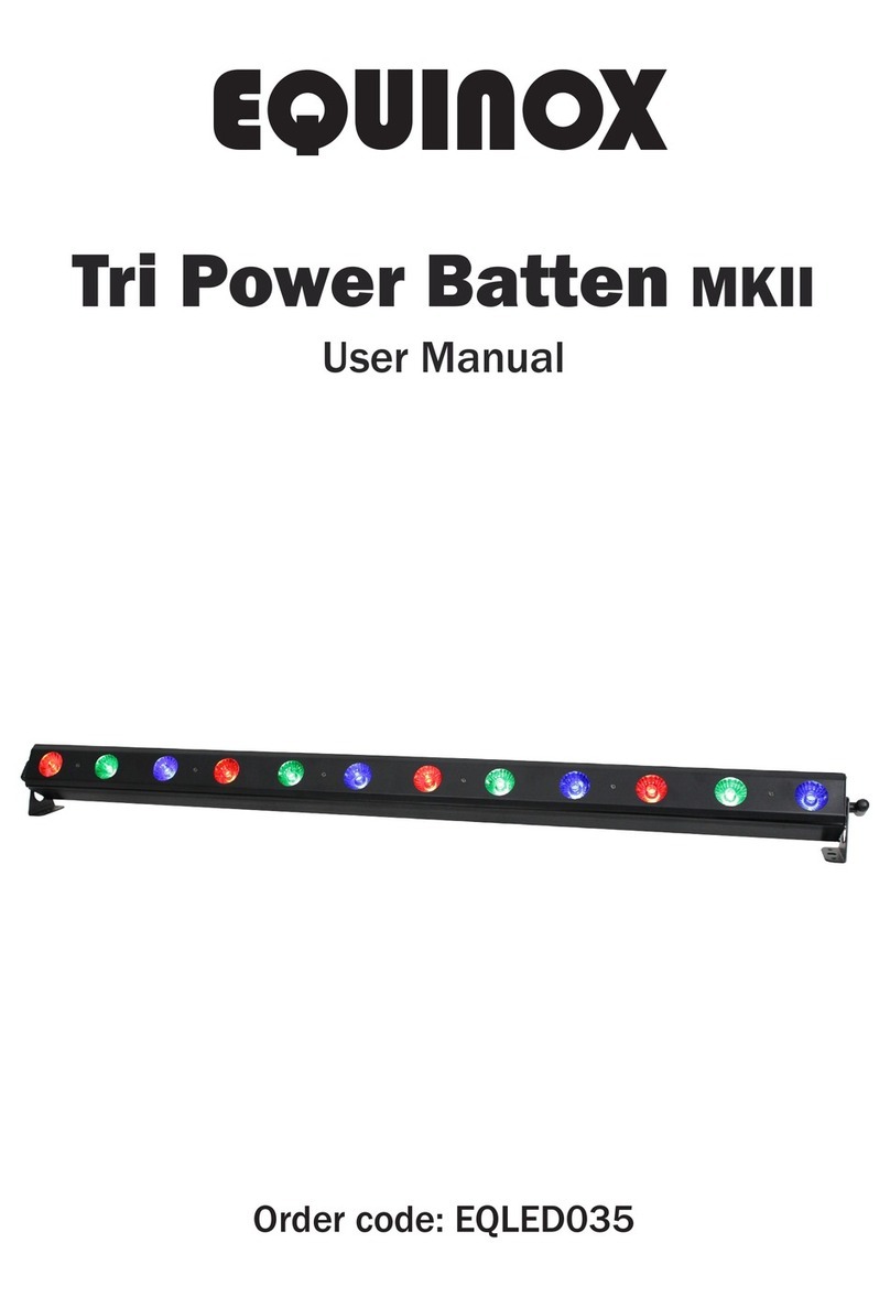 Equinox Systems Tri Power Batten MKII user manual
