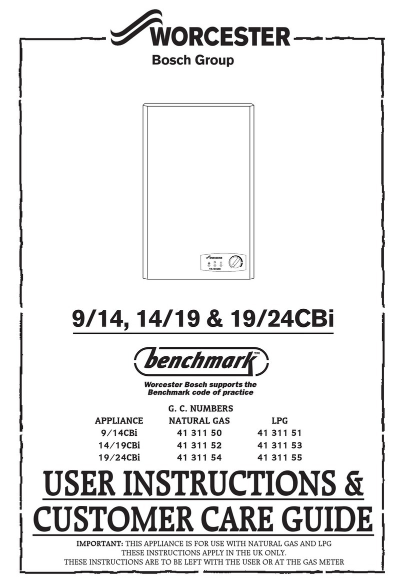 Bosch Worcester 9/14CBI User manual