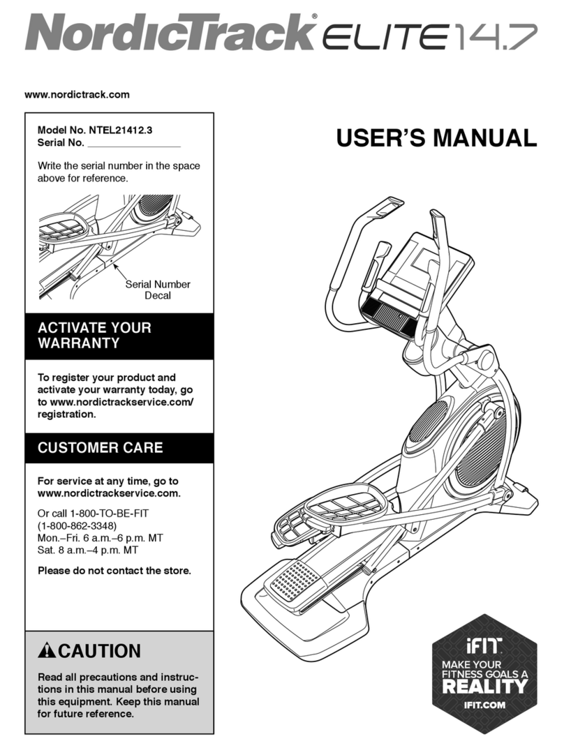 NordicTrack NTEL21412.3 user manual NordicTrack NTEL21412.3 user manual