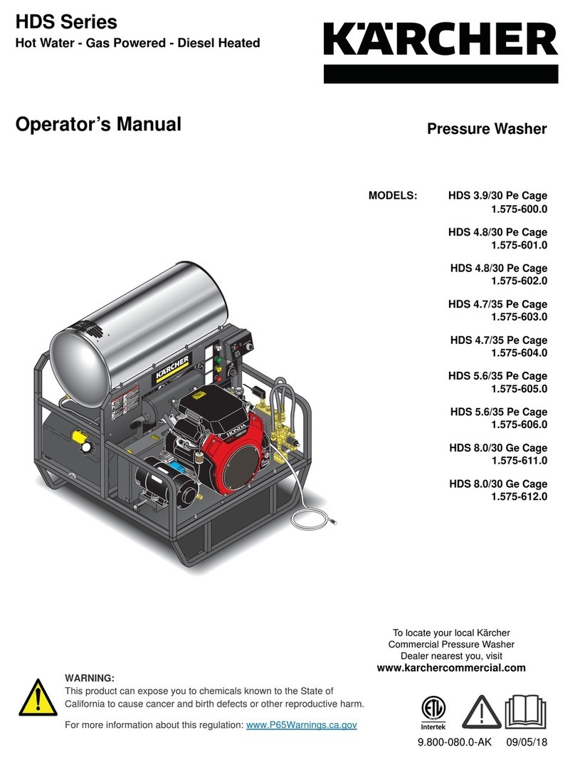Kärcher HDS 3.9/30 Pe Cage User manual