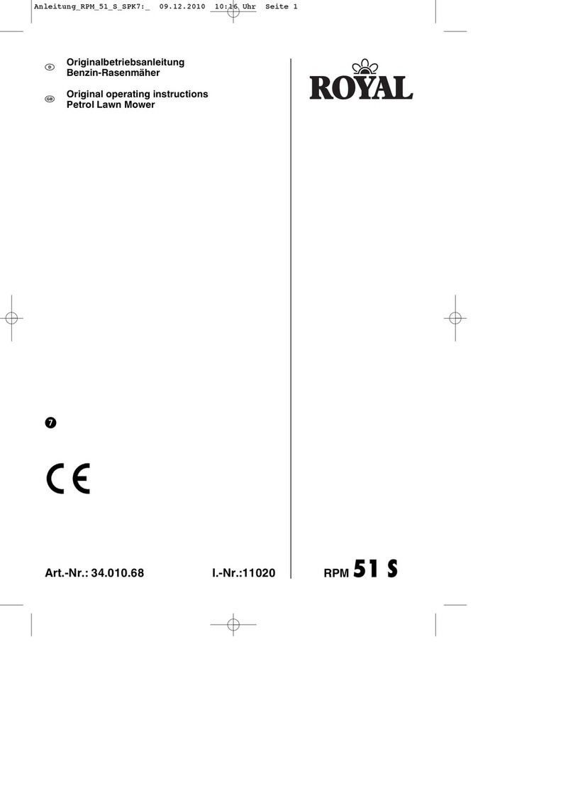 Royal RPM 51 S Original operating instructions
