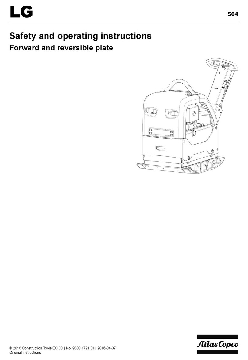 Atlas Copco LG 504 Safety and operating instructions