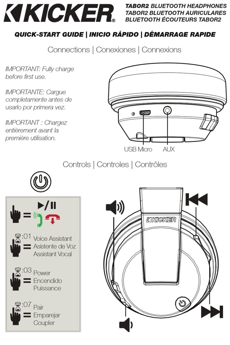 Kicker TABOR2 User manual