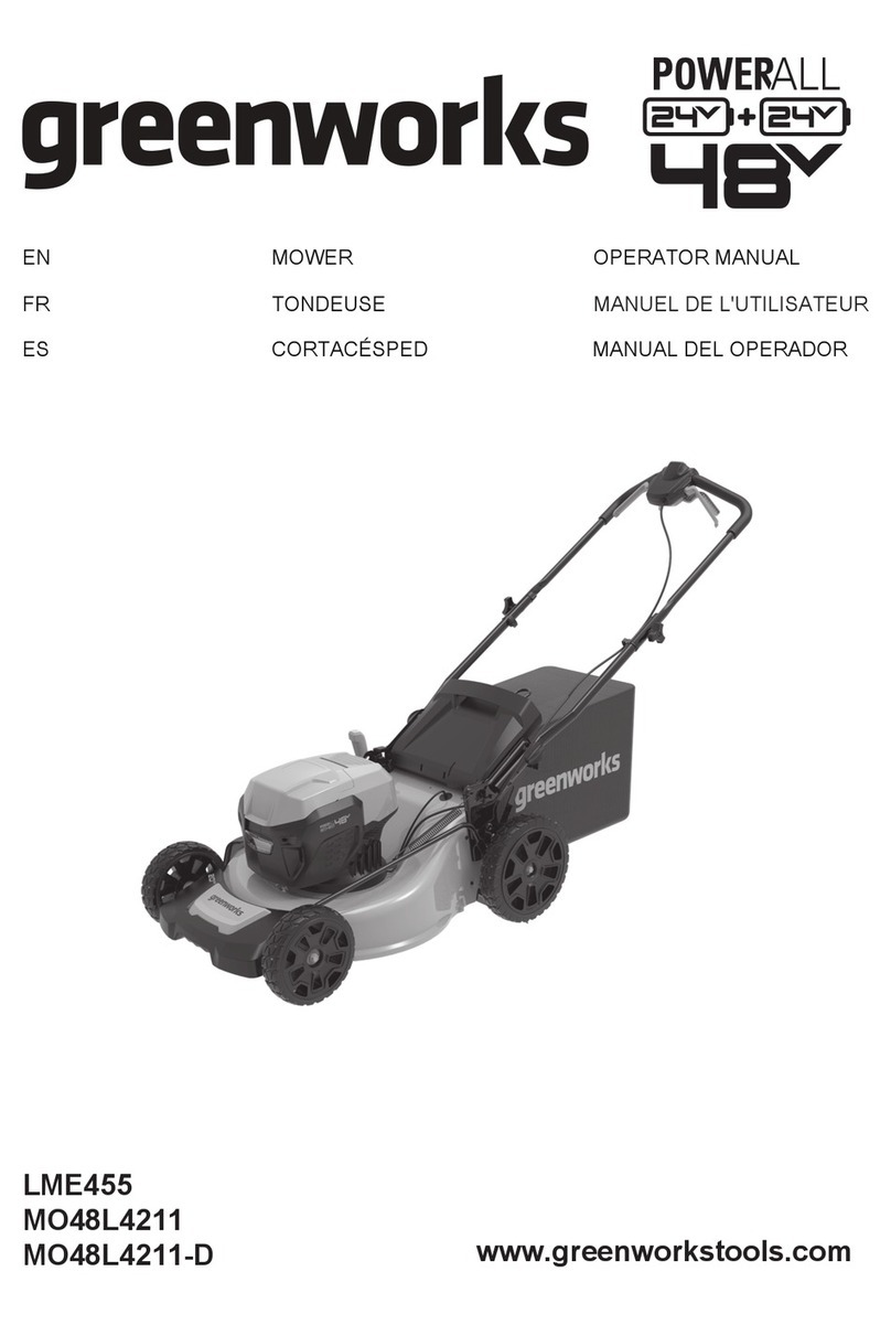 GreenWorks LME455 Operator's manual