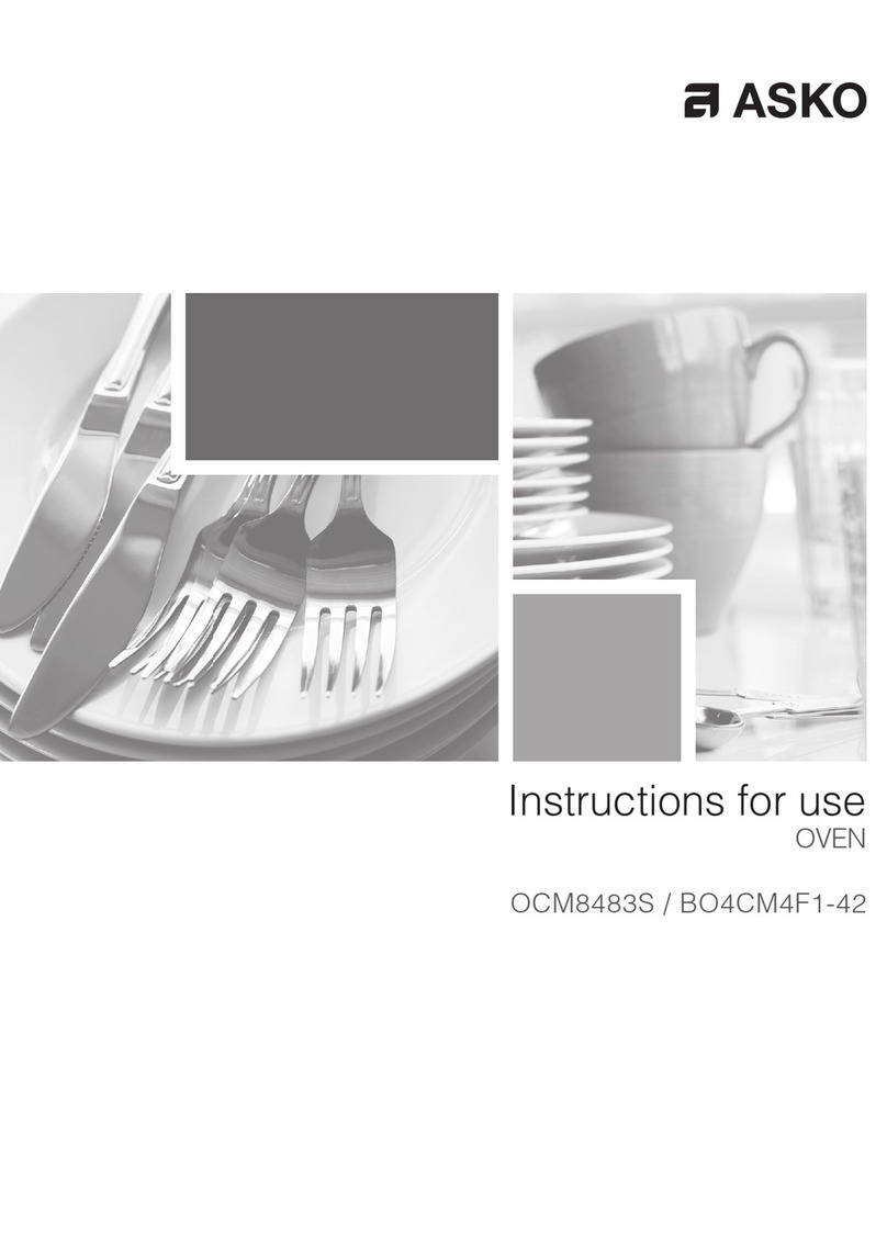 Asko OCM8483S User manual