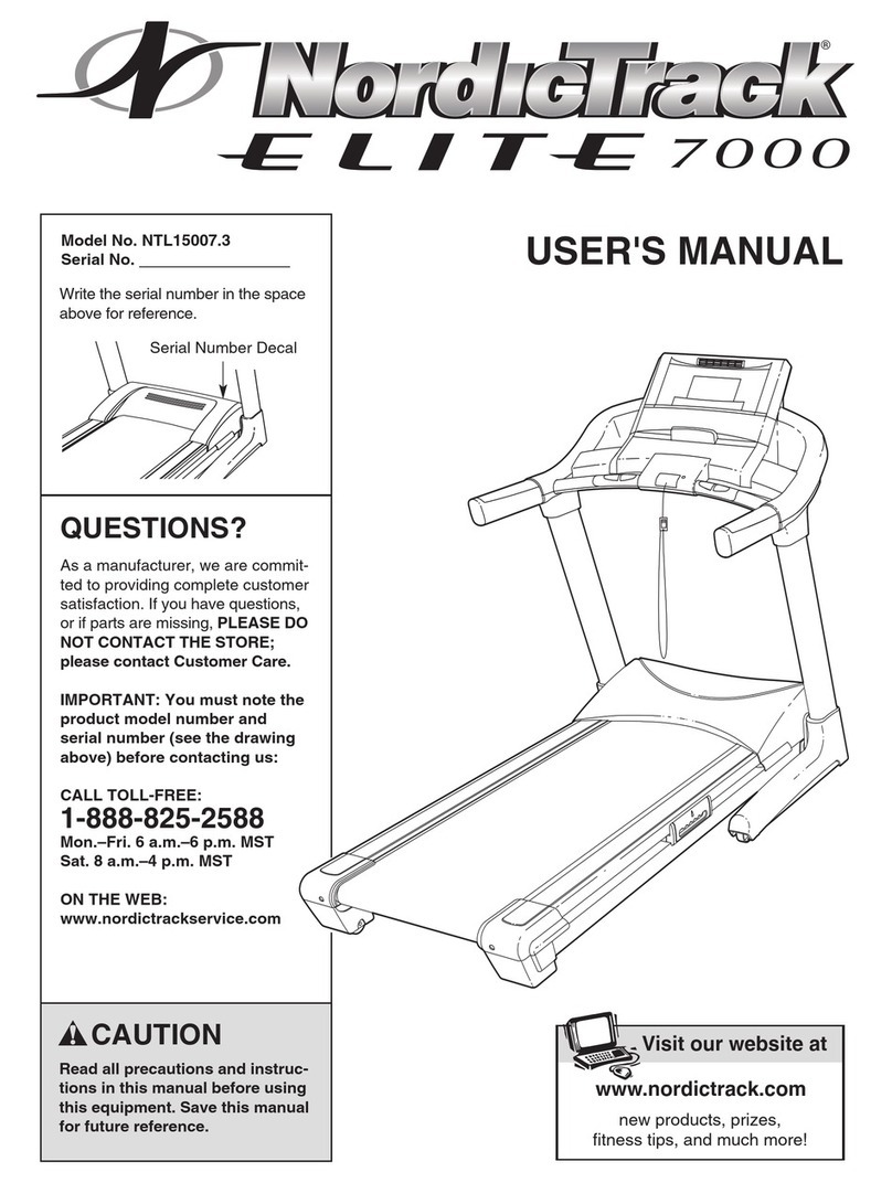 NordicTrack NTL15007.3 User manual