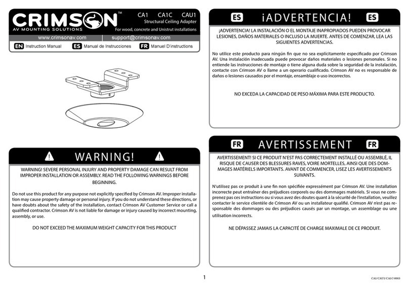 Crimson CA1 instruction manual
