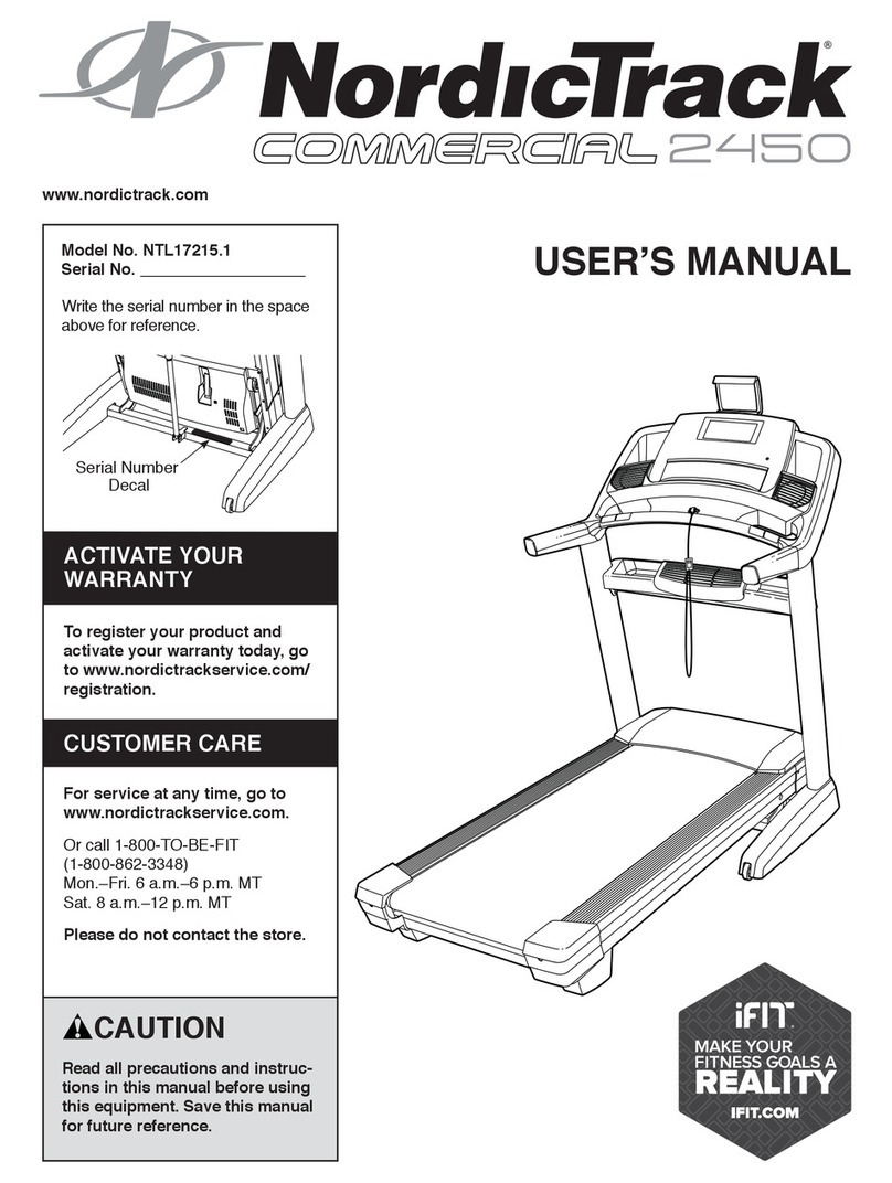 NordicTrack NTL17215.1 User manual
