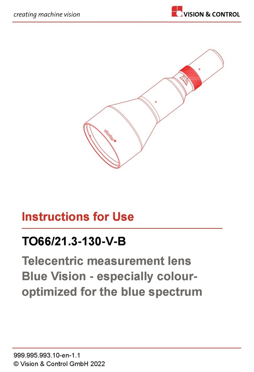 Vision & Control Blue Vision TO66/21.3-130-V-B User manual