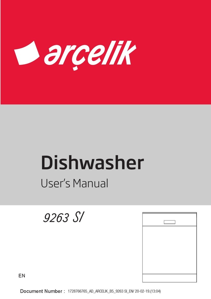 arcelik 9263 SI User manual arcelik 9263 SI User manual