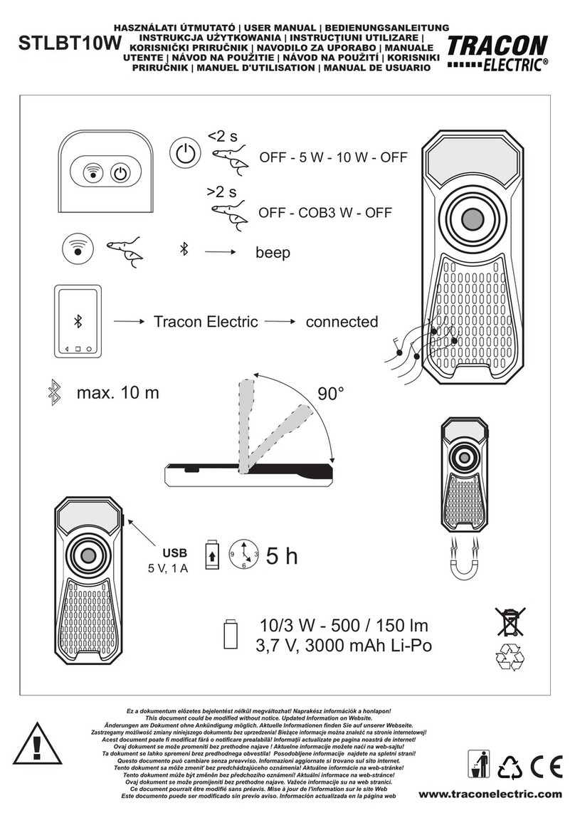 Tracon Electric STLBT10W user manual