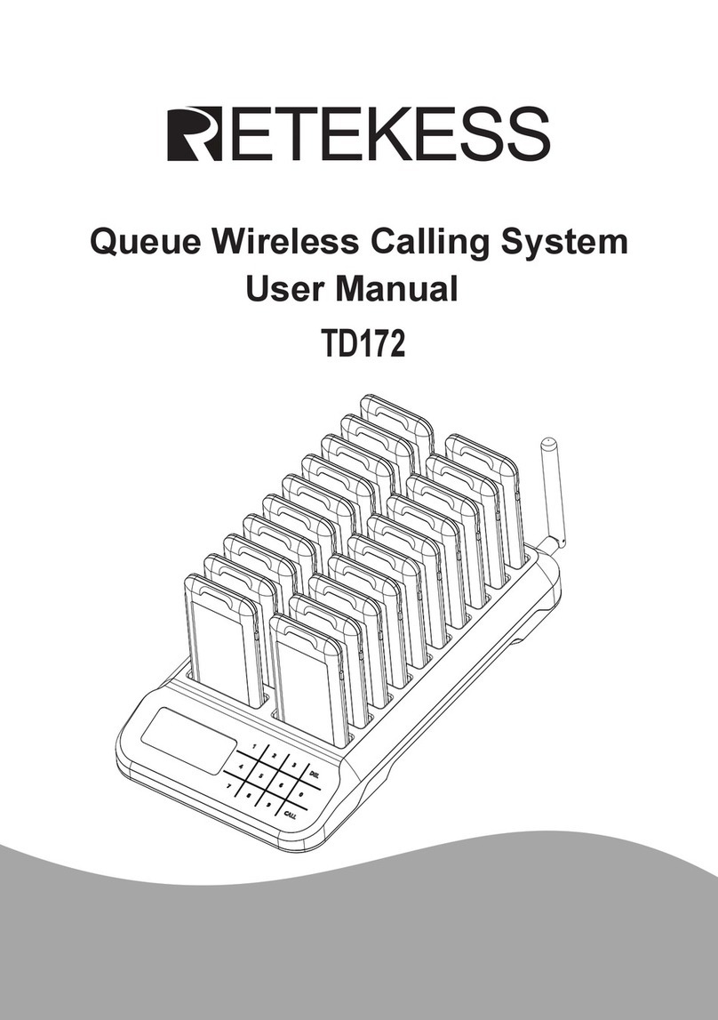 Retekess TD172 user manual