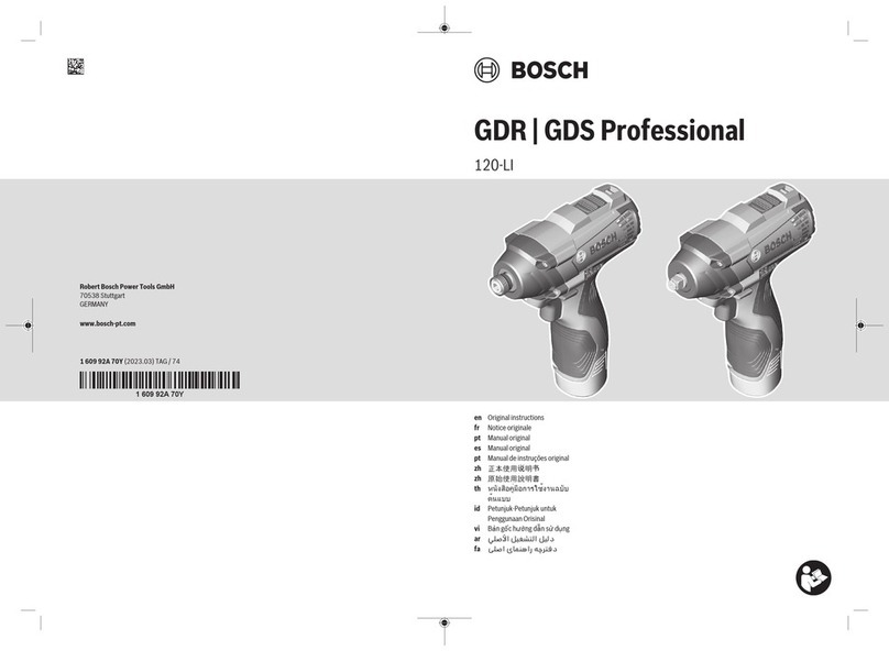 Bosch 0 601 9F0 001 Original instructions