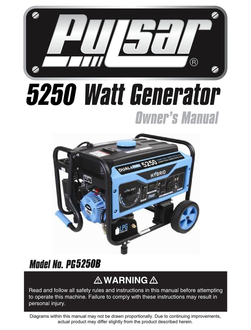 Pulsar 5250B User manual