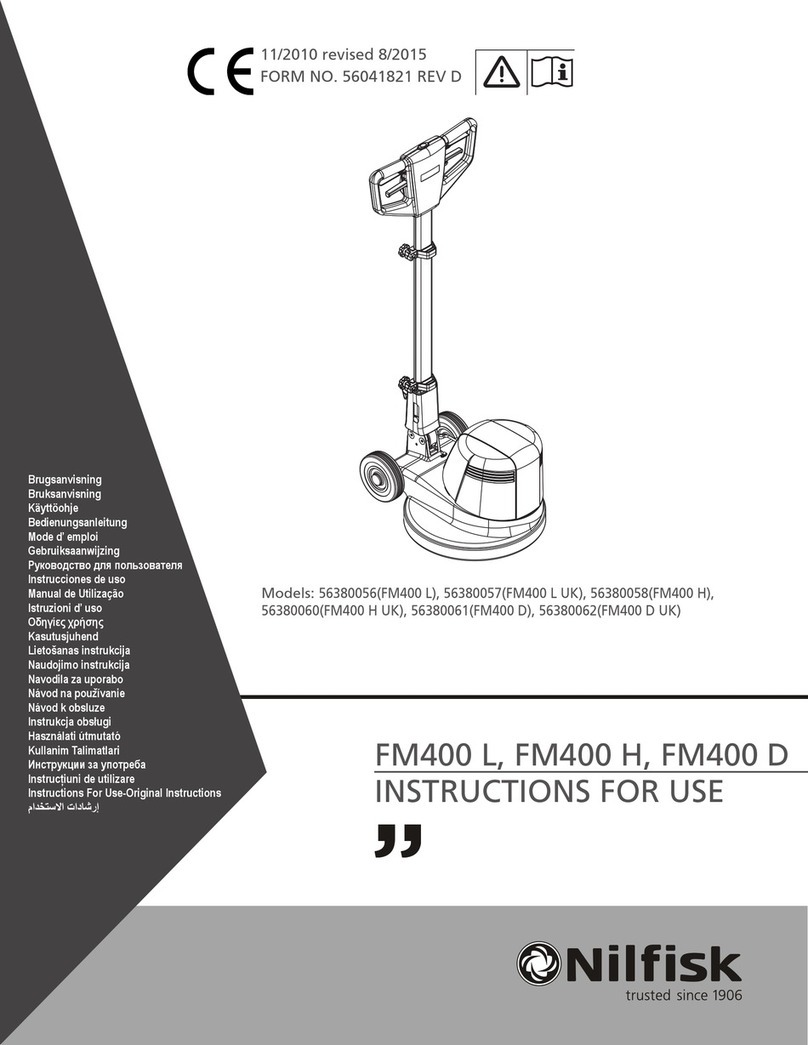 Nilfisk-Advance FM400 L User manual
