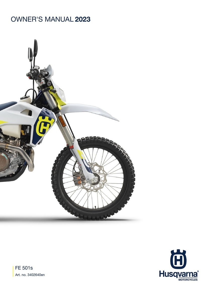 Husqvarna FE 501s 2023 owner's manual