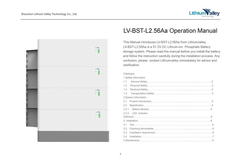 Lithium Valley LV-BST-L2.56Aa Operation manual
