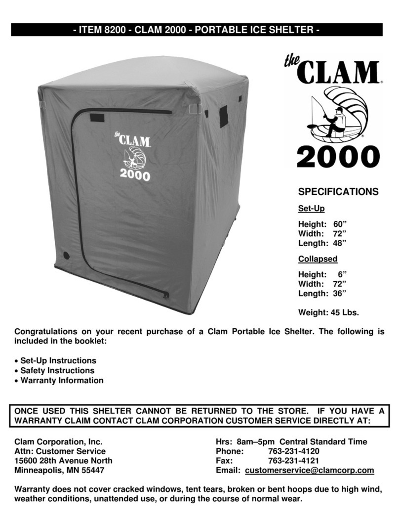 Clam Corp CLAM 2000 quick start guide