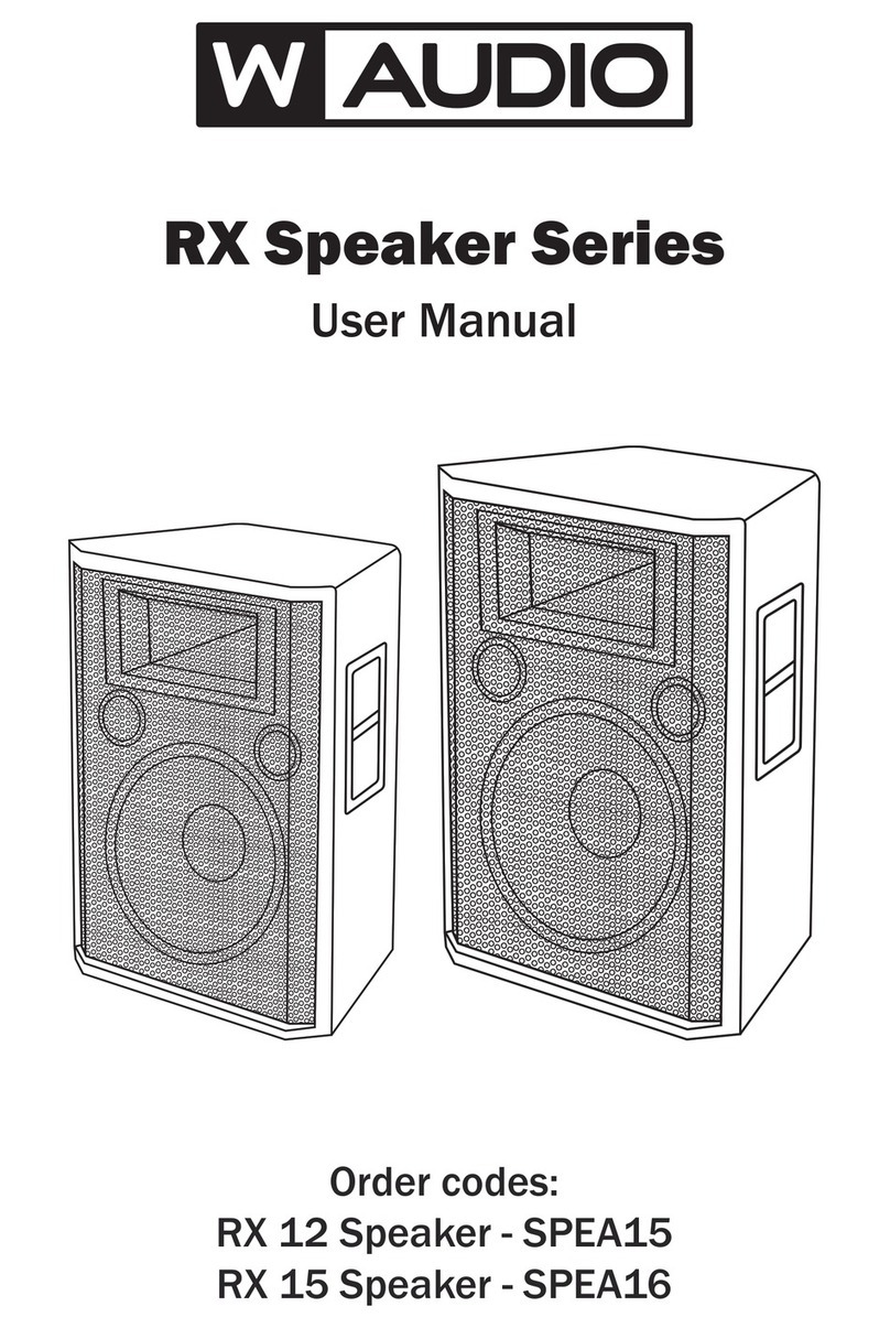 Waudio RX Series user manual
