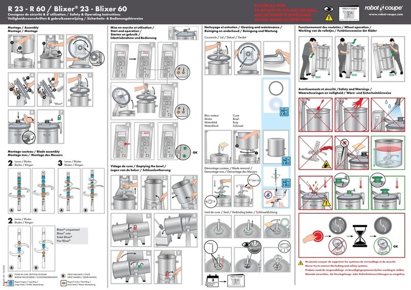 Robot Coupe R60 Quick start guide Robot Coupe R60 Quick start guide