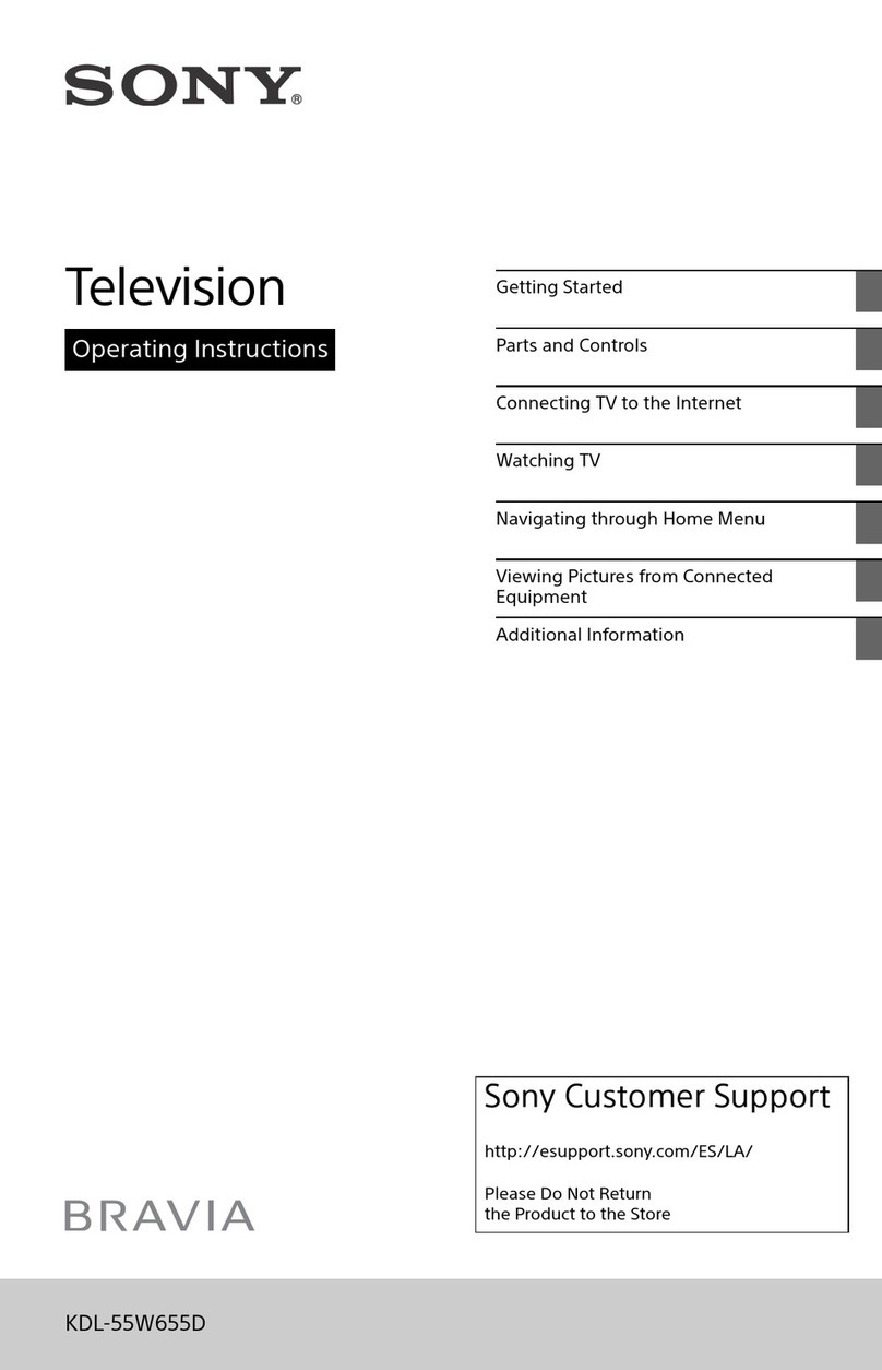 Sony KDL-55W655D User manual