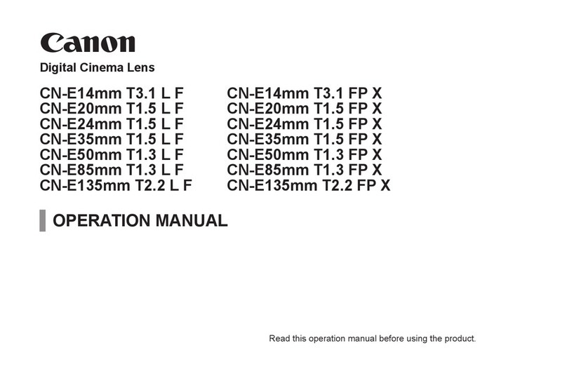 Canon CN-E14mm T3.1 L F User manual