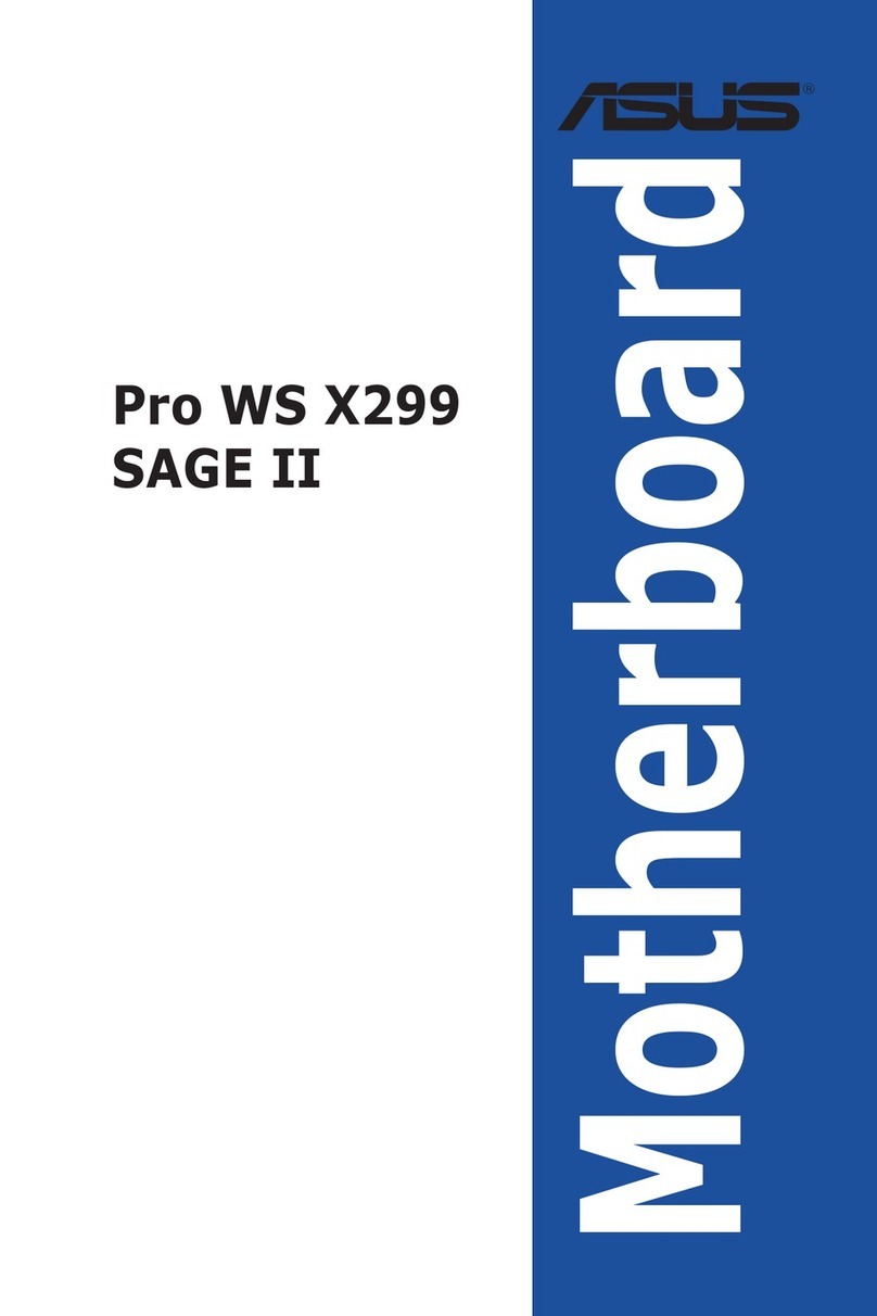 Asus Pro WS X299 SAGE II manual