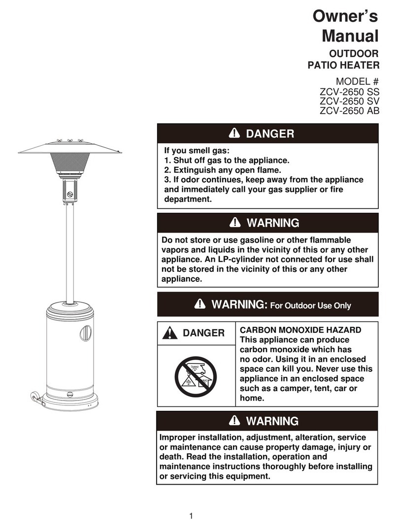Webstaurant Store ZCV-2650 SS owner's manual
