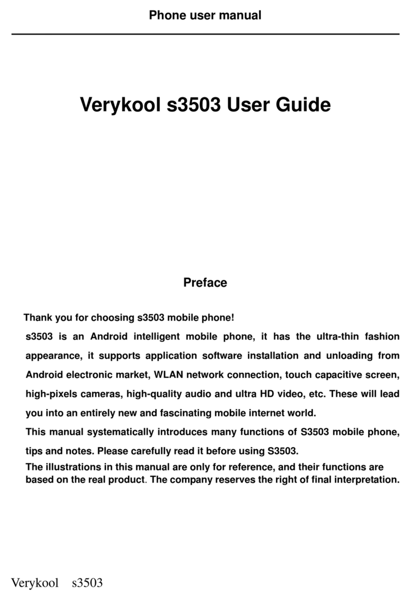 Verykool s3503 user manual