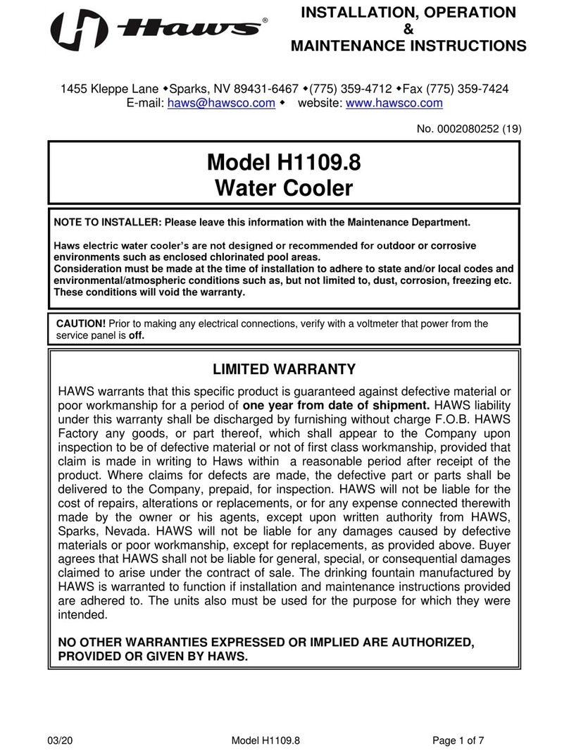 Haws H1109.8 Guide