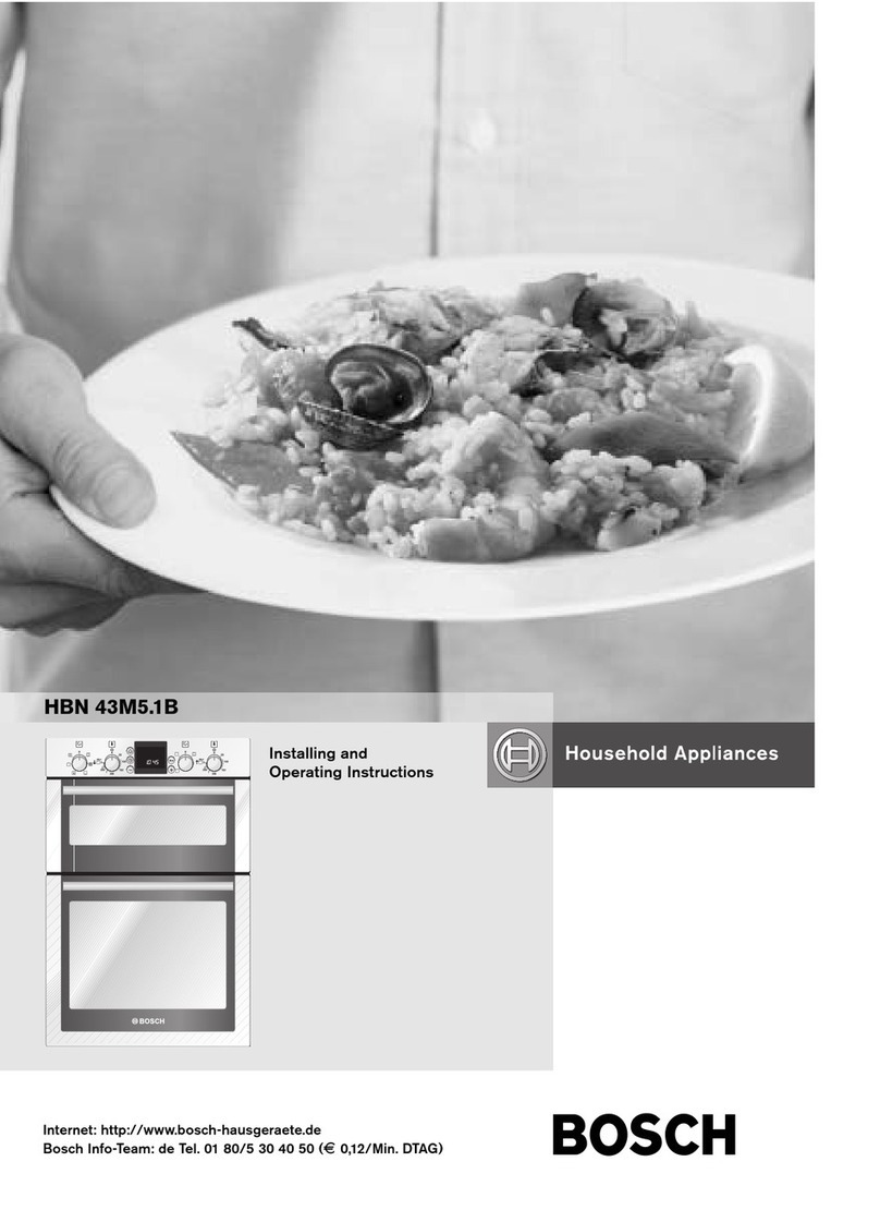 Bosch HBN 43M5 1B Series Installing and operating instructions Bosch HBN 43M5 1B Series Installing and operating instructions