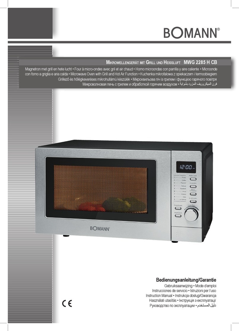 BOMANN MWG 2285 H CB instruction manual