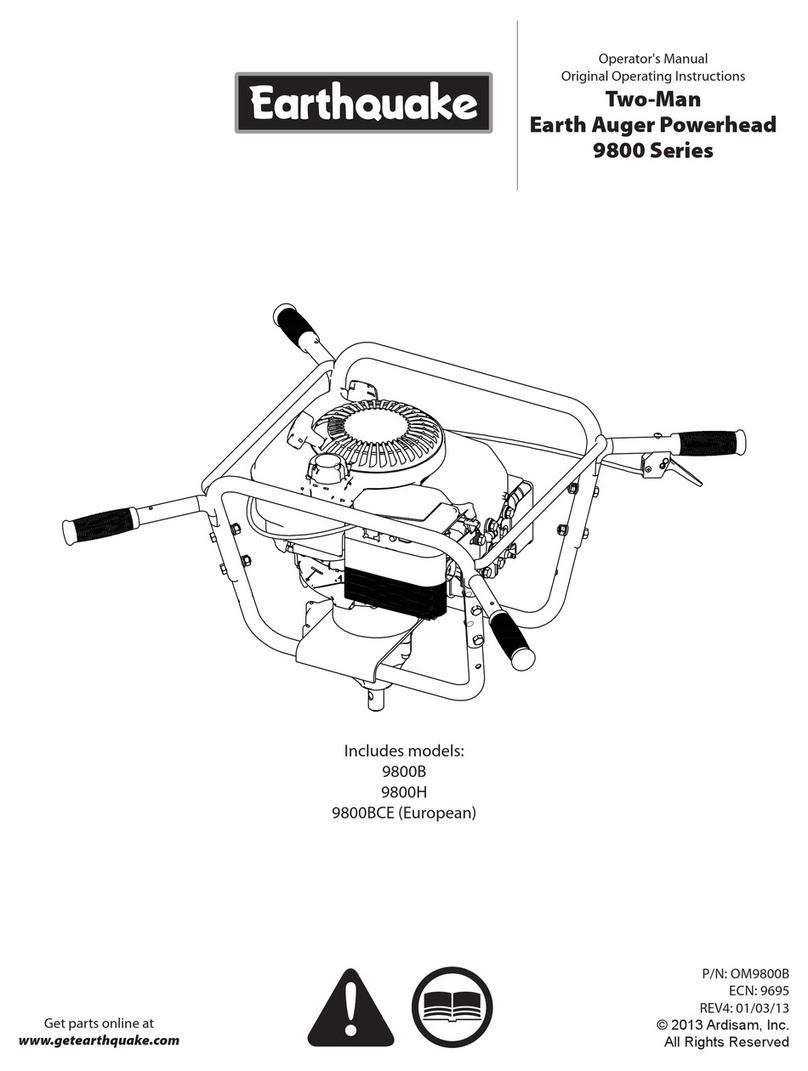 EarthQuake 9800H Operator's manual