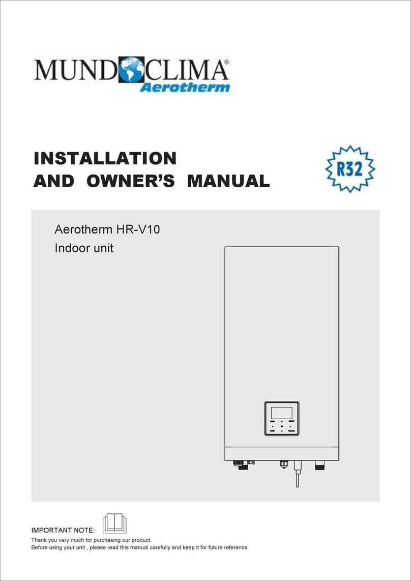 mundoclima Aerotherm HR-V10 User manual