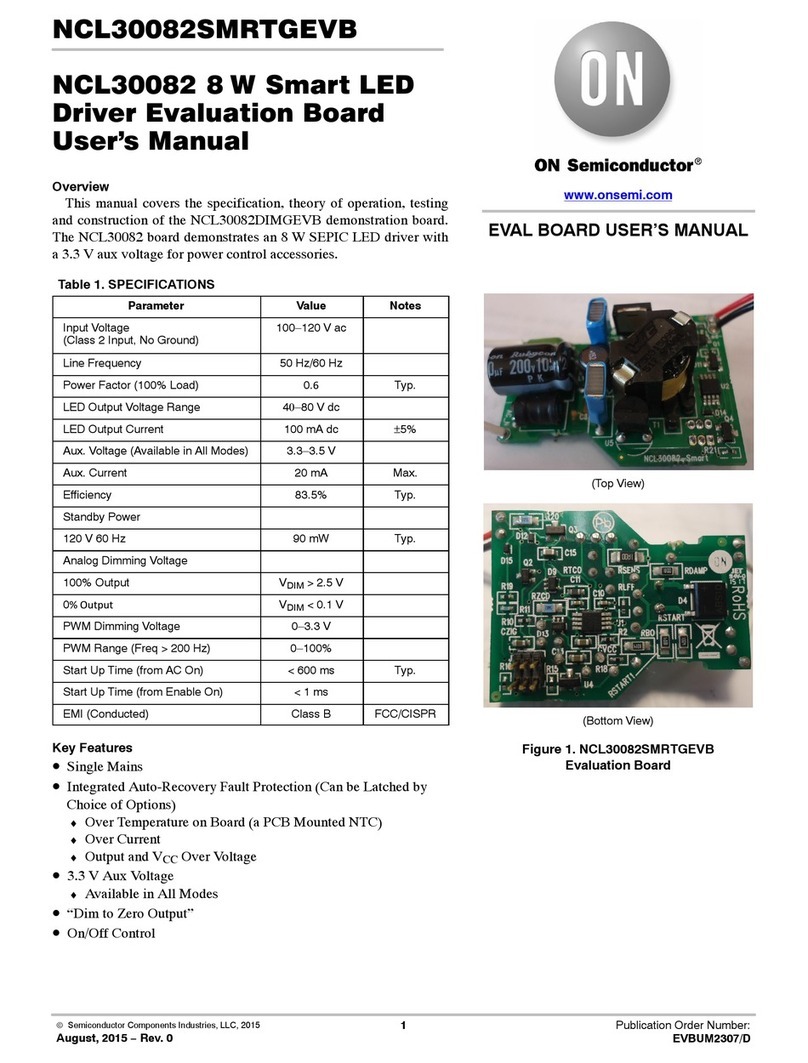 ON Semiconductor NCL30082SMRTGEVB user manual
