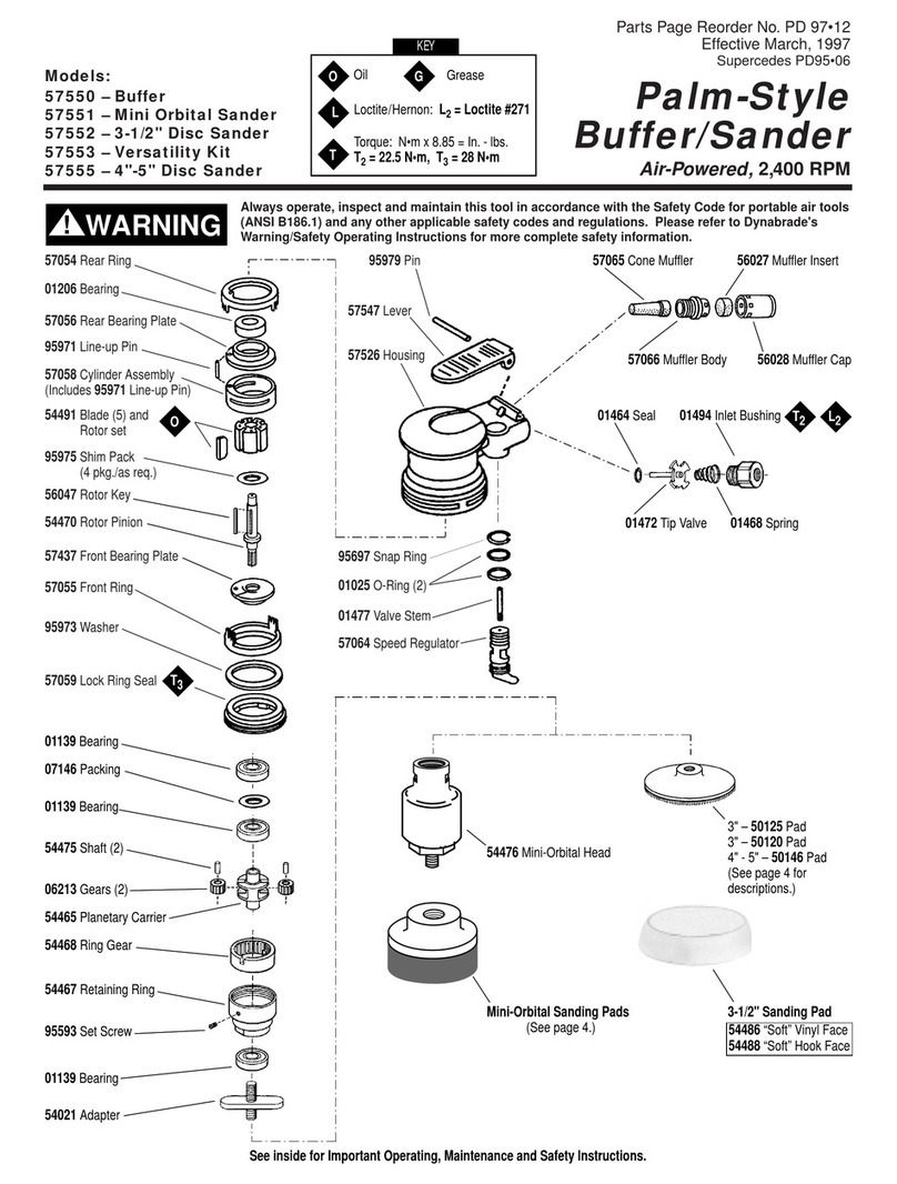 Dynabrade 57550 User manual