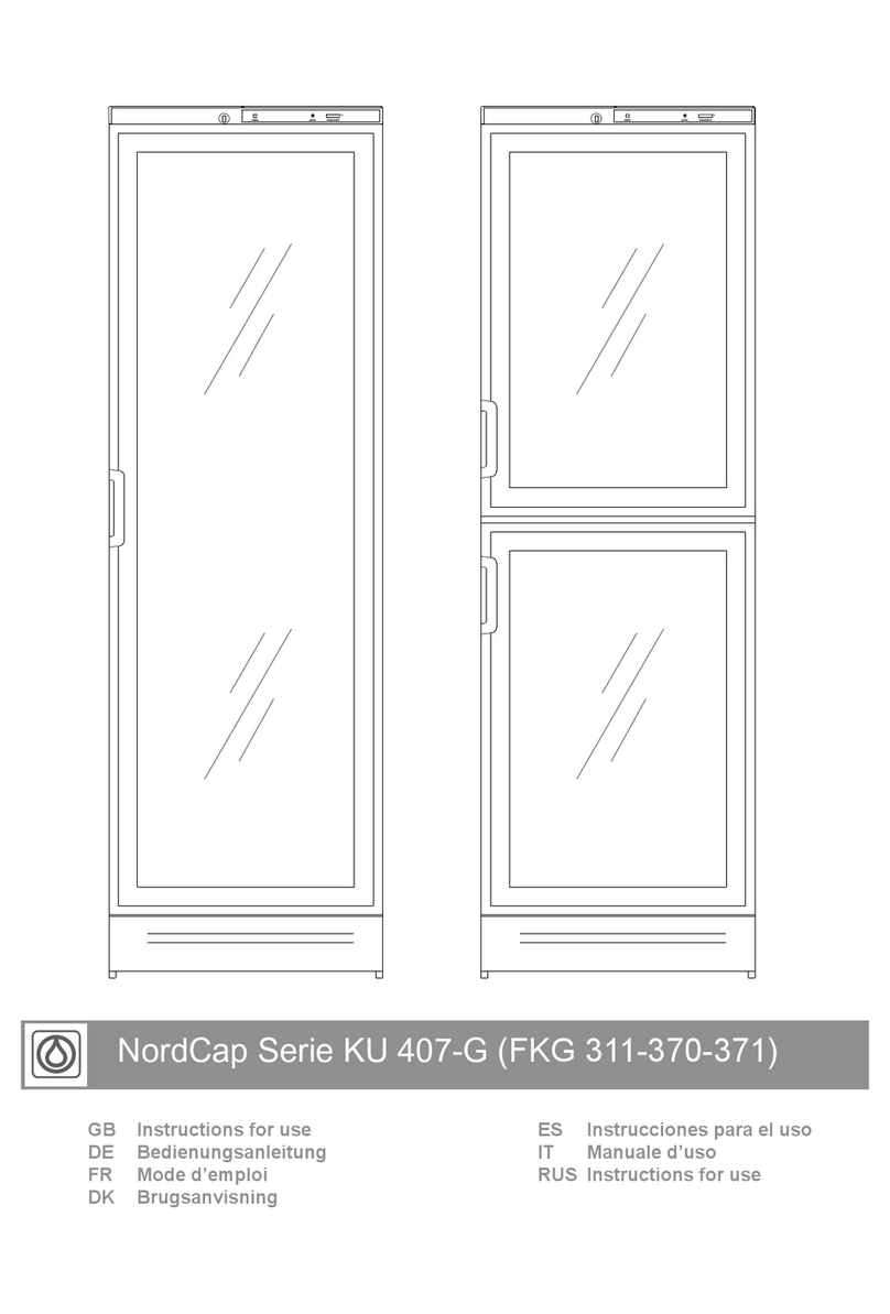 Nordcap KU 407-G Instructions for use
