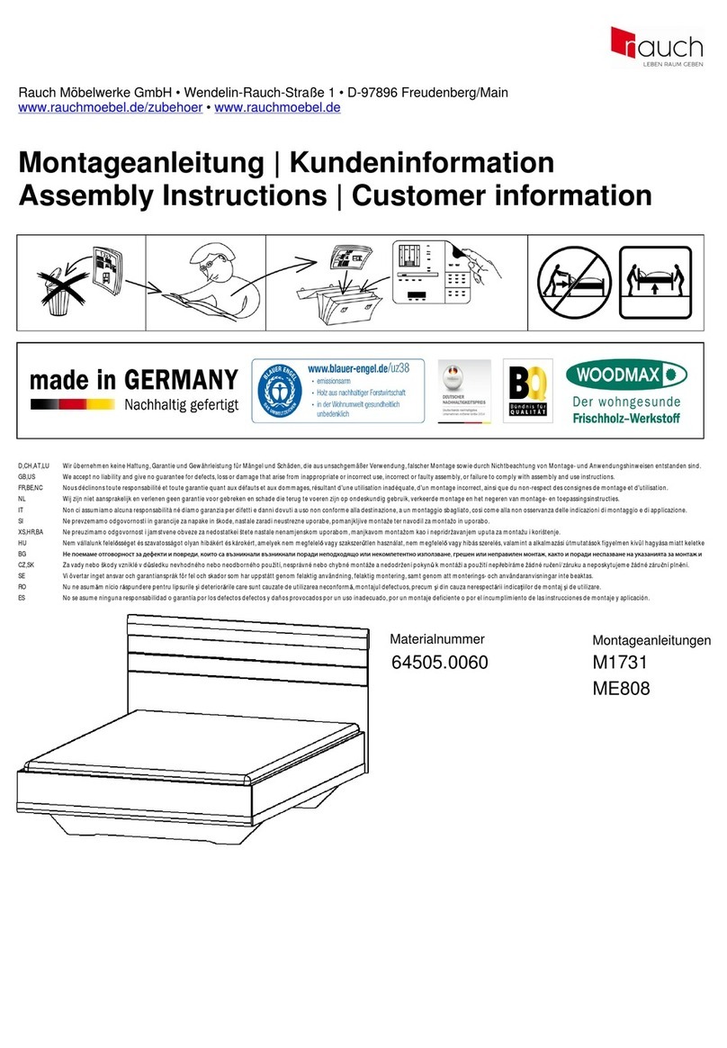 Rauch ME808 User manual