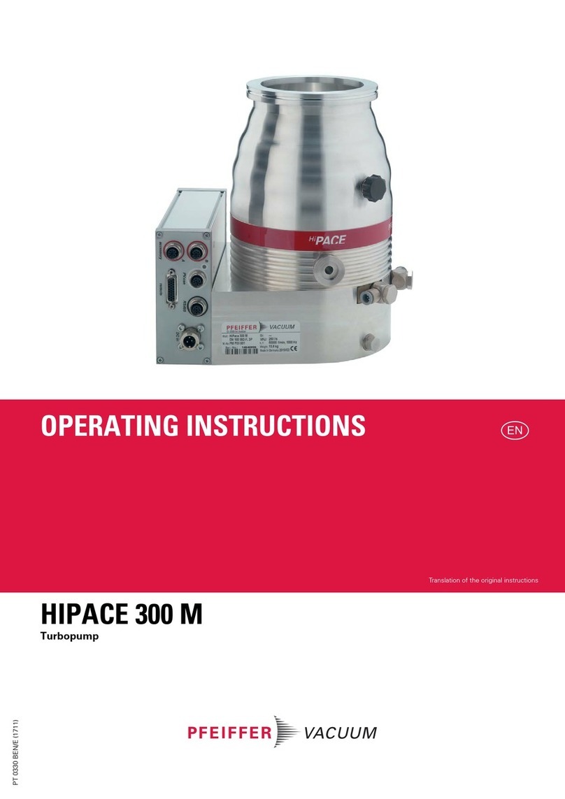 Pfeiffer Vacuum PM P05 167 operating instructions
